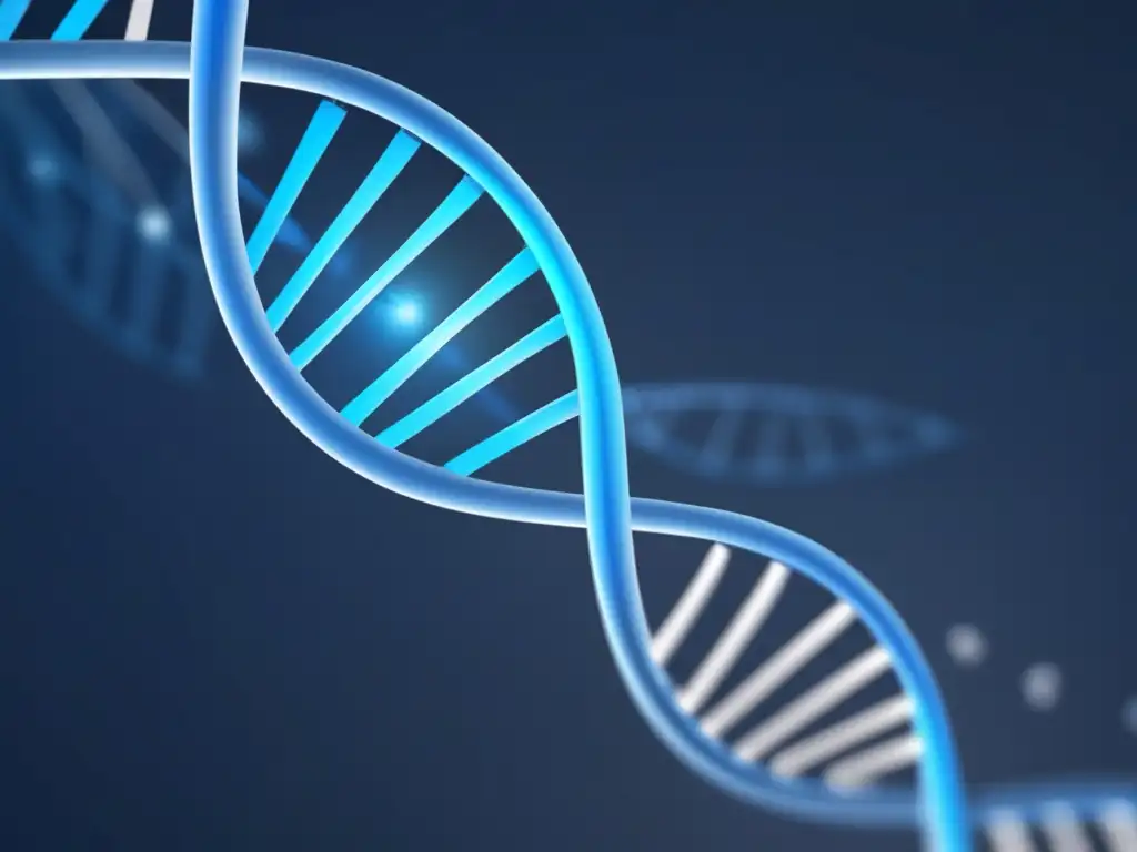 Representación abstracta de transcriptómica y ciencia forense