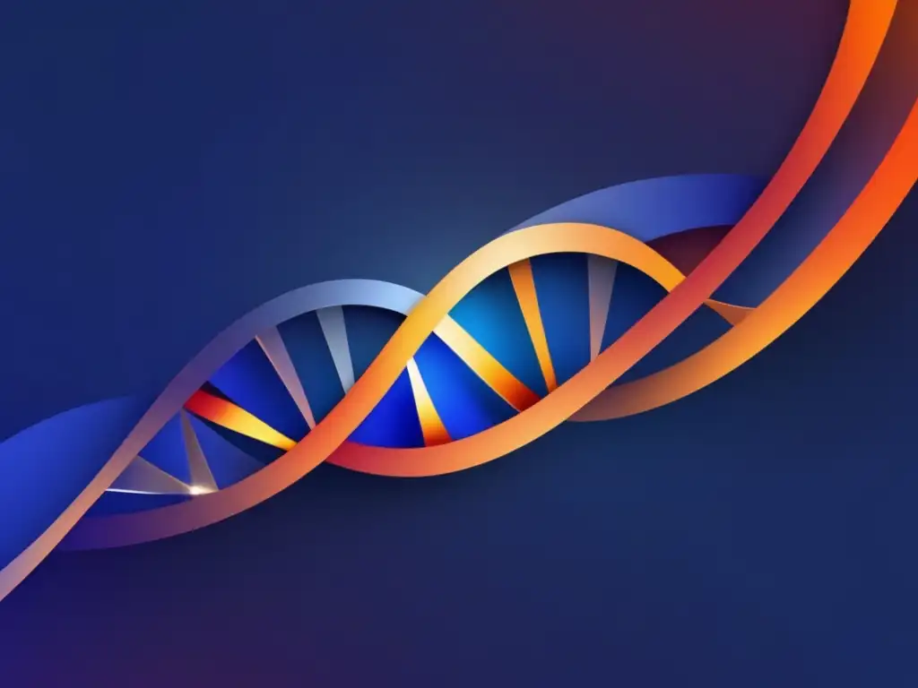 Transformación de la terapia génica Terapia génica: imagen abstracta de ADN con colores vibrantes, elegante y sofisticada, representando la promesa de la ingeniería genética
