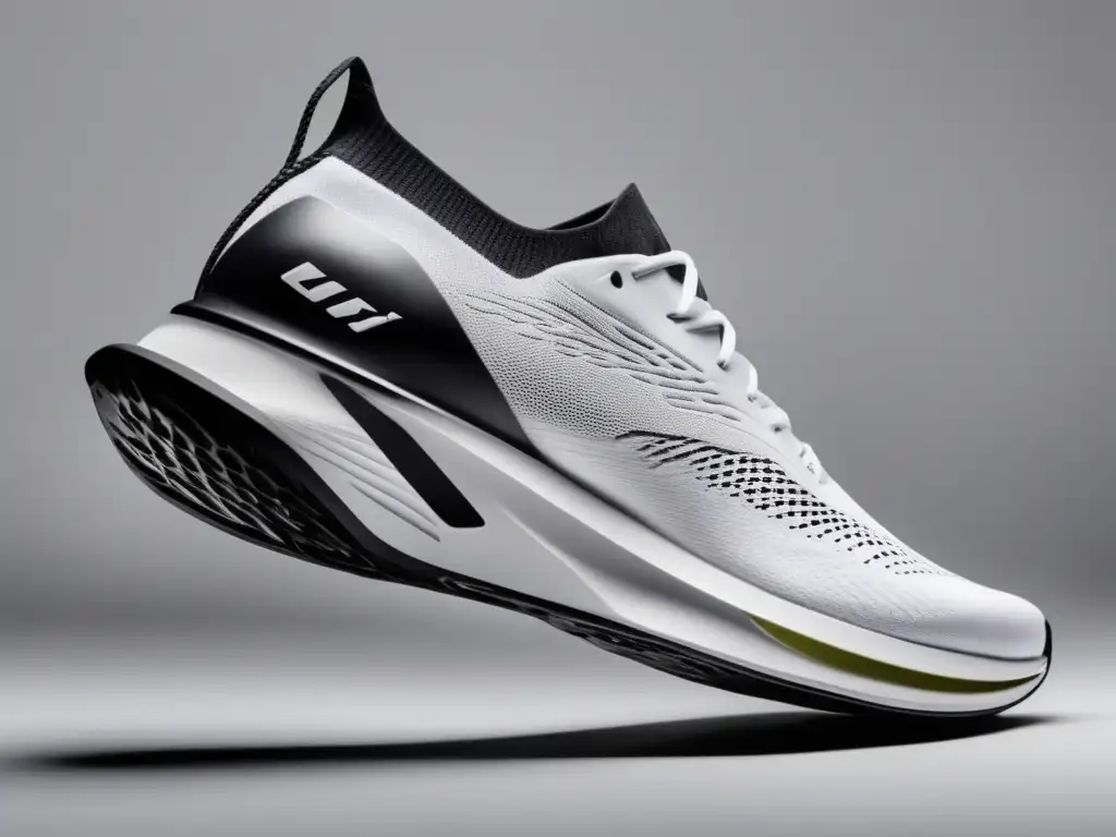 Zapatos deportivos de diseño minimalista con materiales avanzados en la industria deportiva